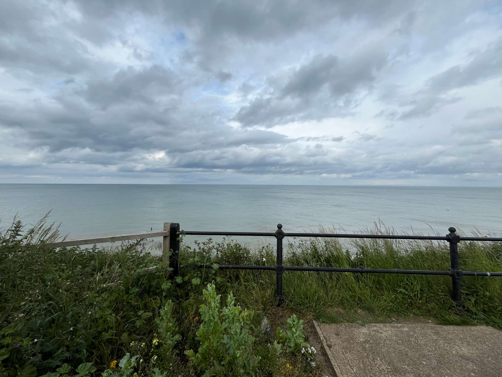 Moody View Over the Sea