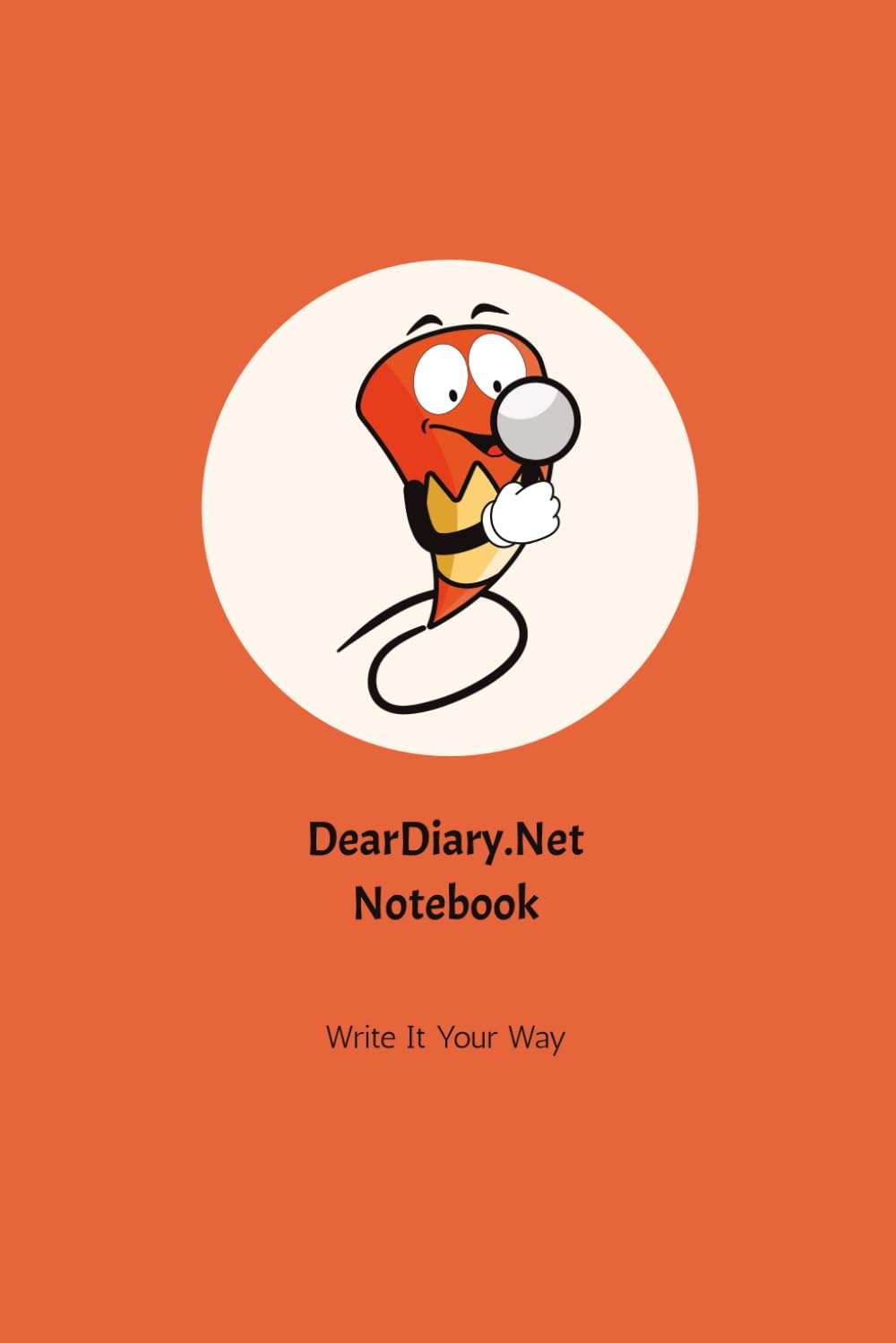 DearDiary.Net Physical Notebook on Amazon
