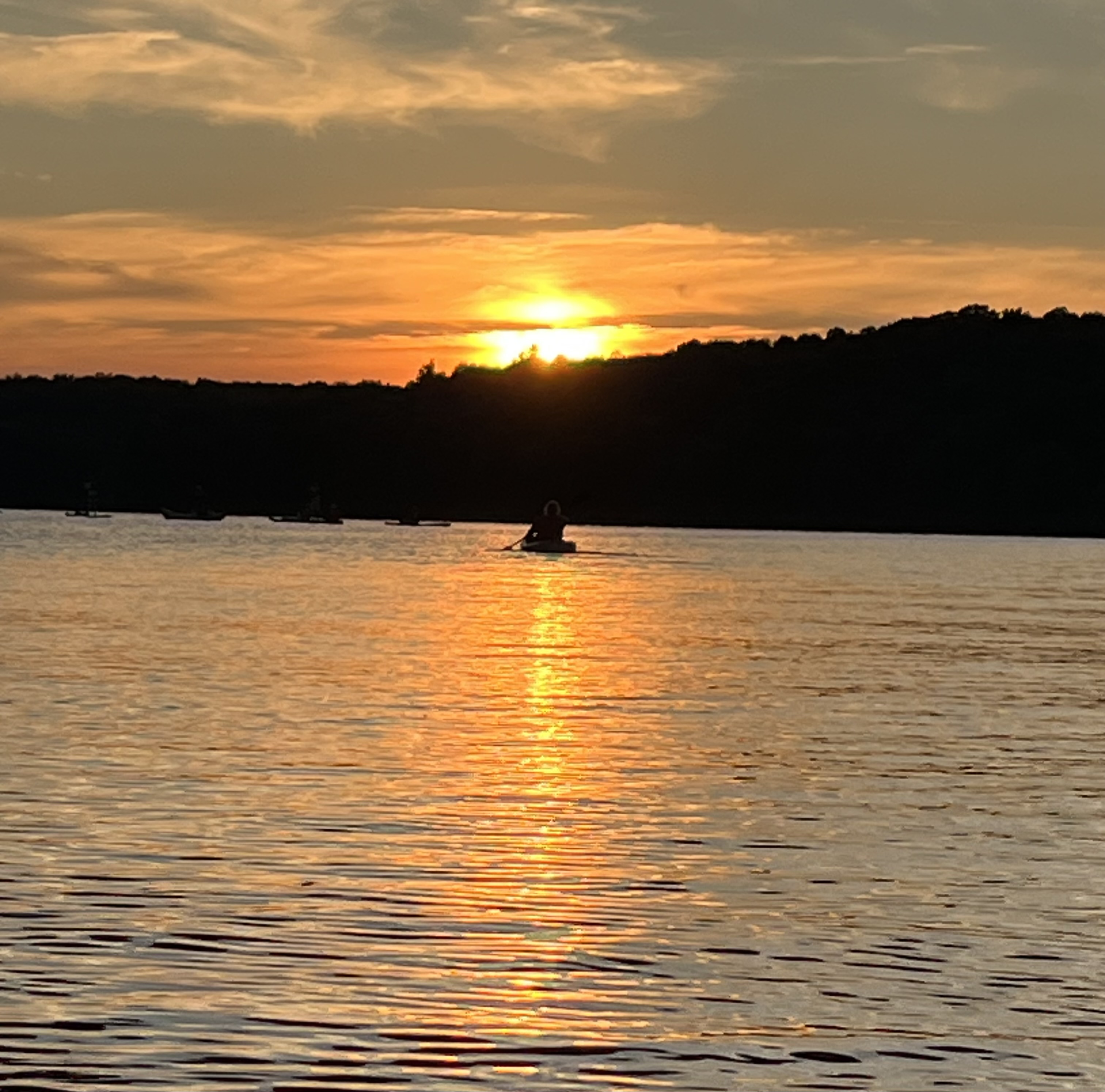 Sunset on the lake