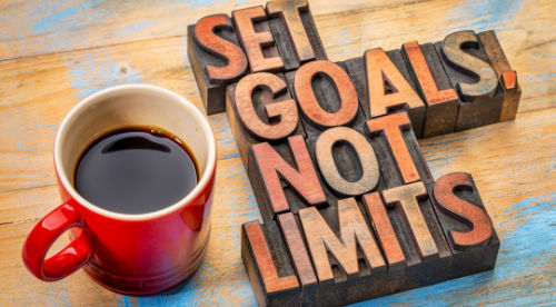 Set Goals Not Limits slogan